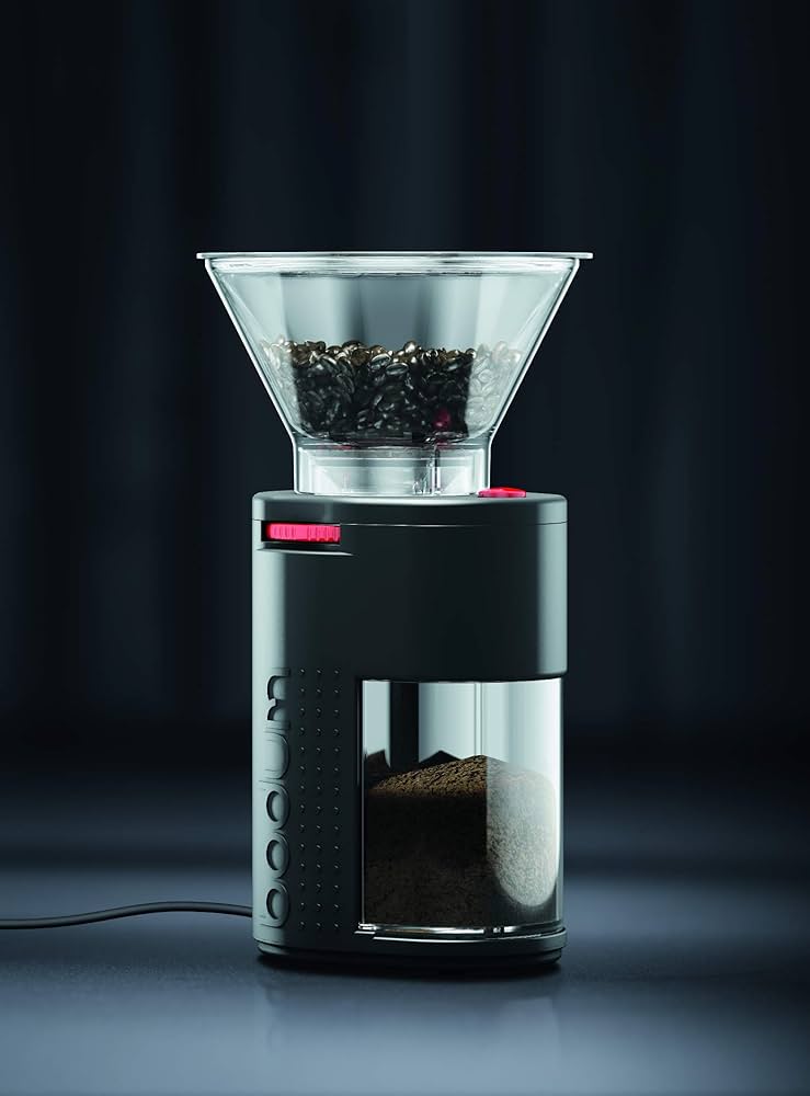 Amazon | Bodum Bistro 標準円錐バー電動コーヒーグラインダー